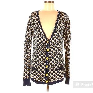 Retro sailboat Anthropologie Sparrow cardigan